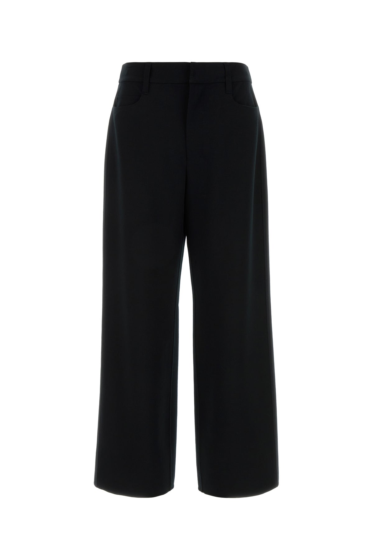 Max Mara Pantalone Festa in lana stretch nera