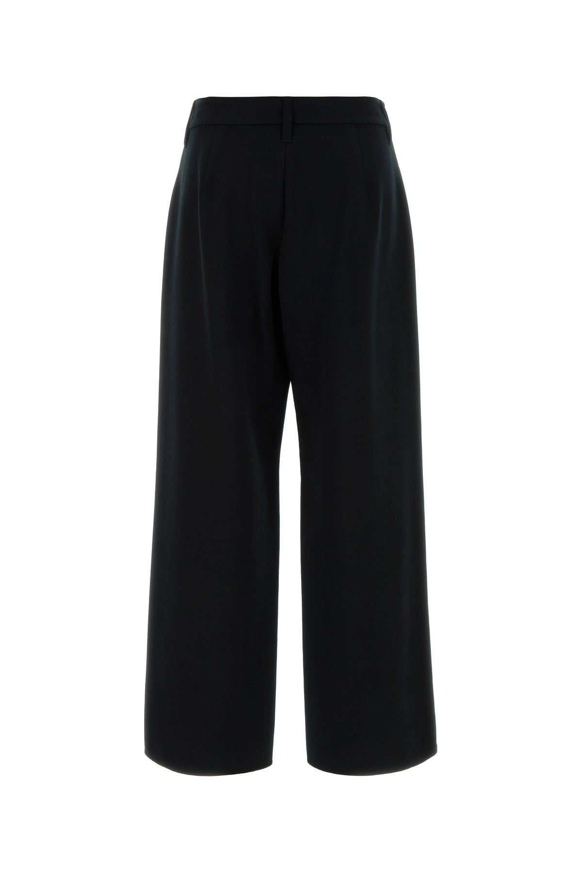 Max Mara Pantalone Festa in lana stretch nera, view 2