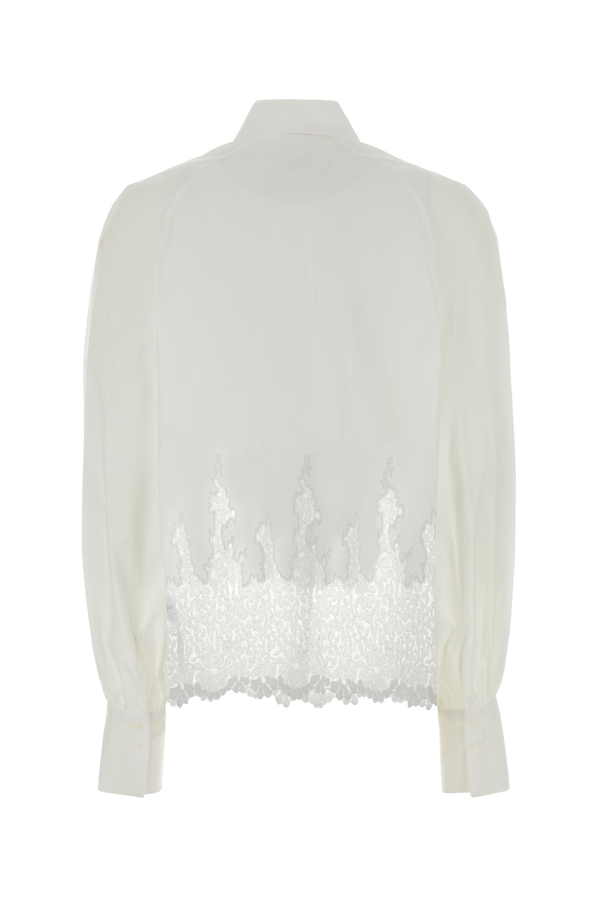 ERMANNO SCERVINO Camicia in popeline bianco, view 2