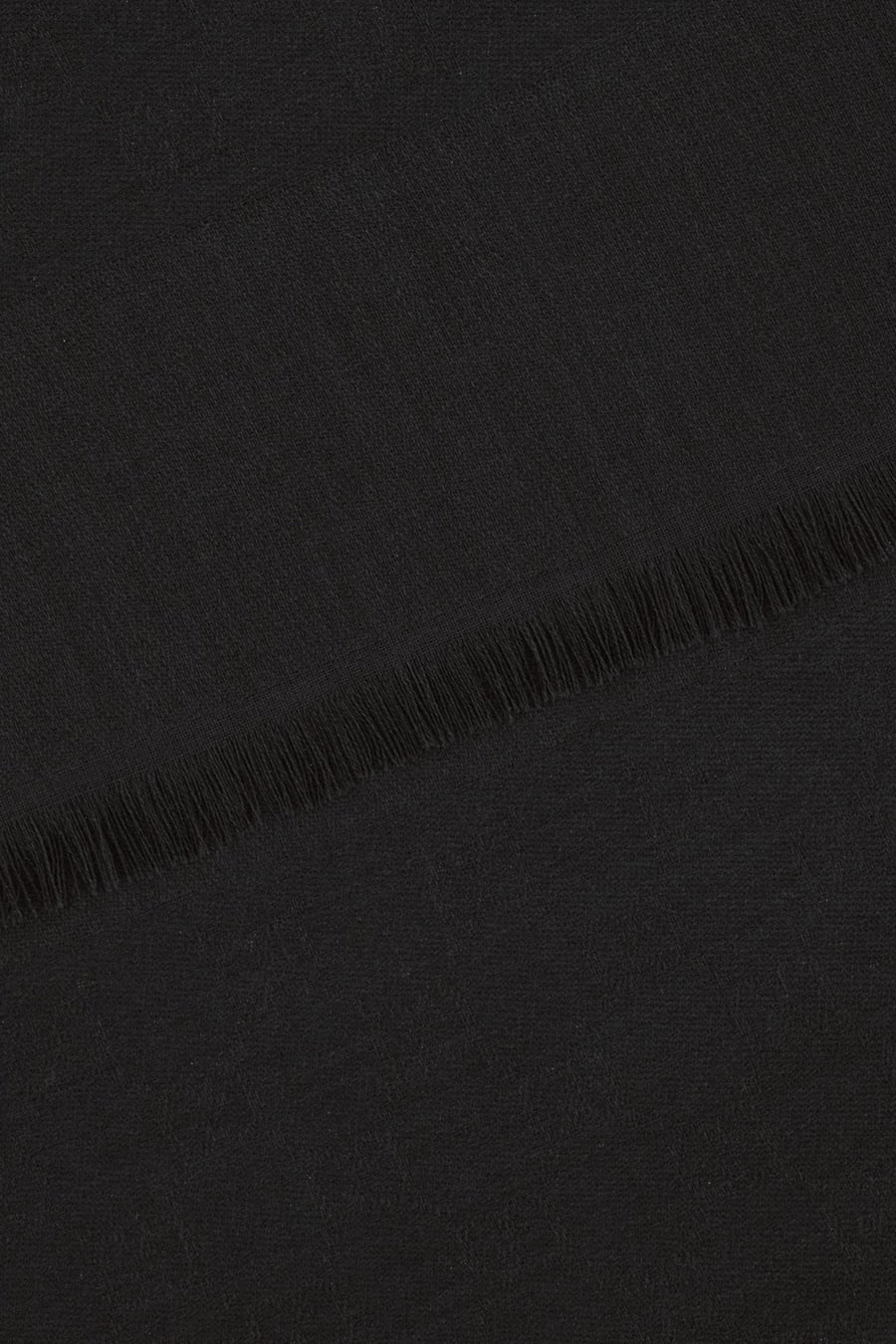 Gucci Sciarpa in misto lana nera, view 2