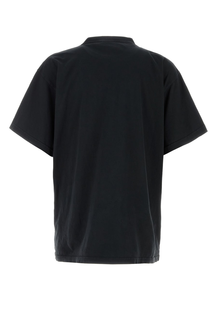 Balenciaga T-shirt oversize in cotone ardesia, view 2
