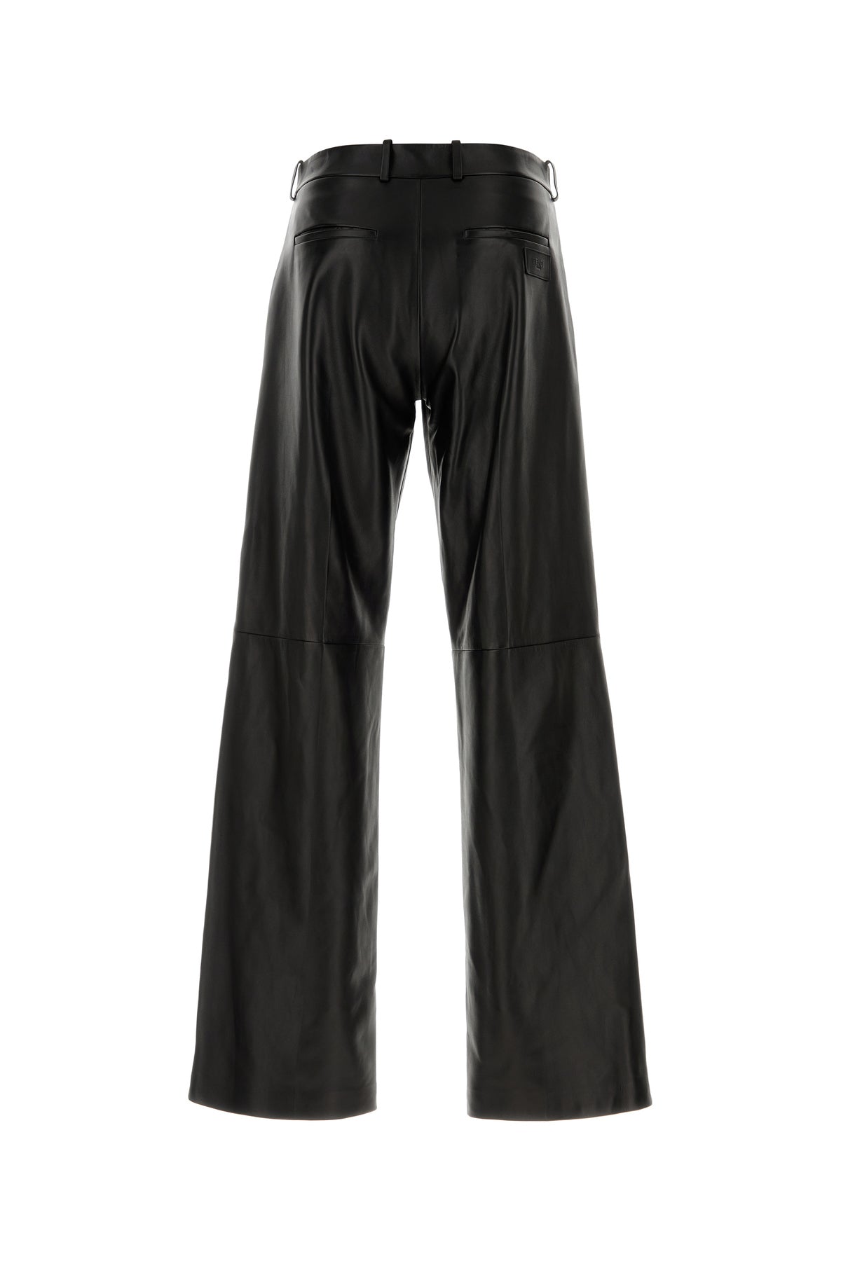 Fendi Pantalone in nappa nera, view 2