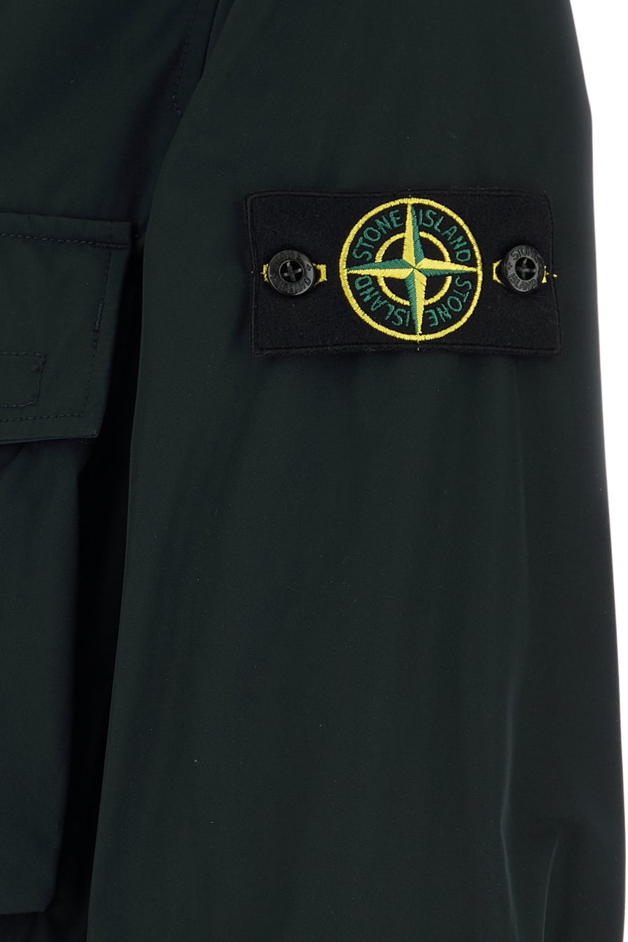 Stone Island Giubbino in poliestere nero, view 3