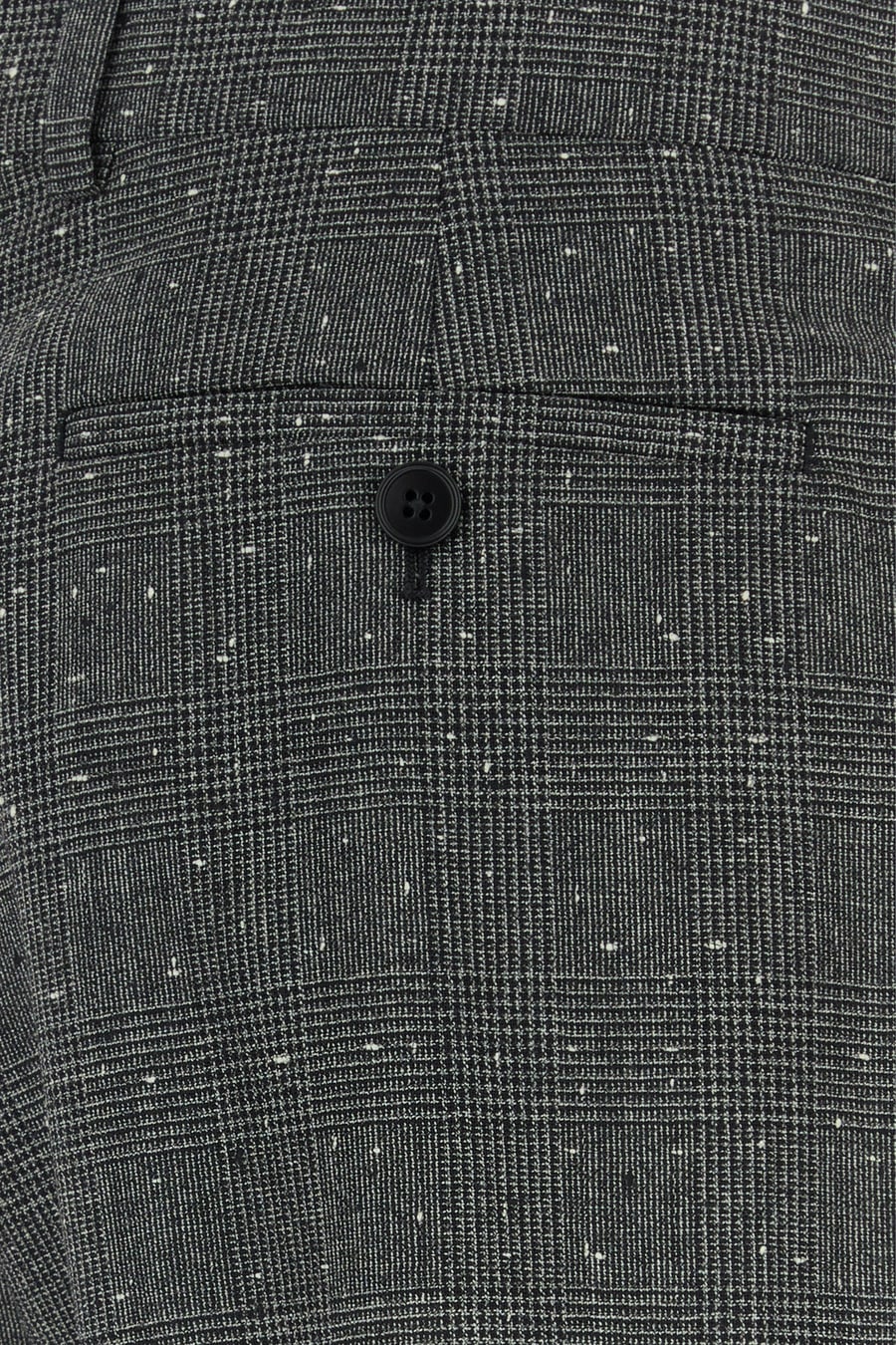 Alexander McQueen Pantalone a sigaretta in lana ricamata, view 5