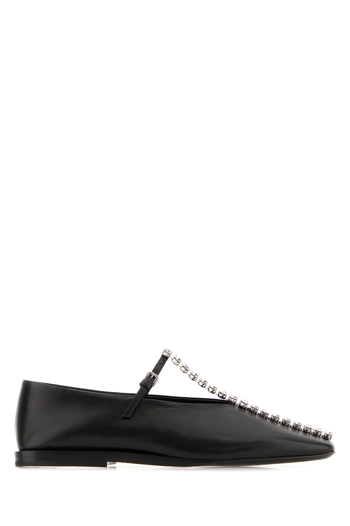 Jil Sander Ballerine in pelle nera