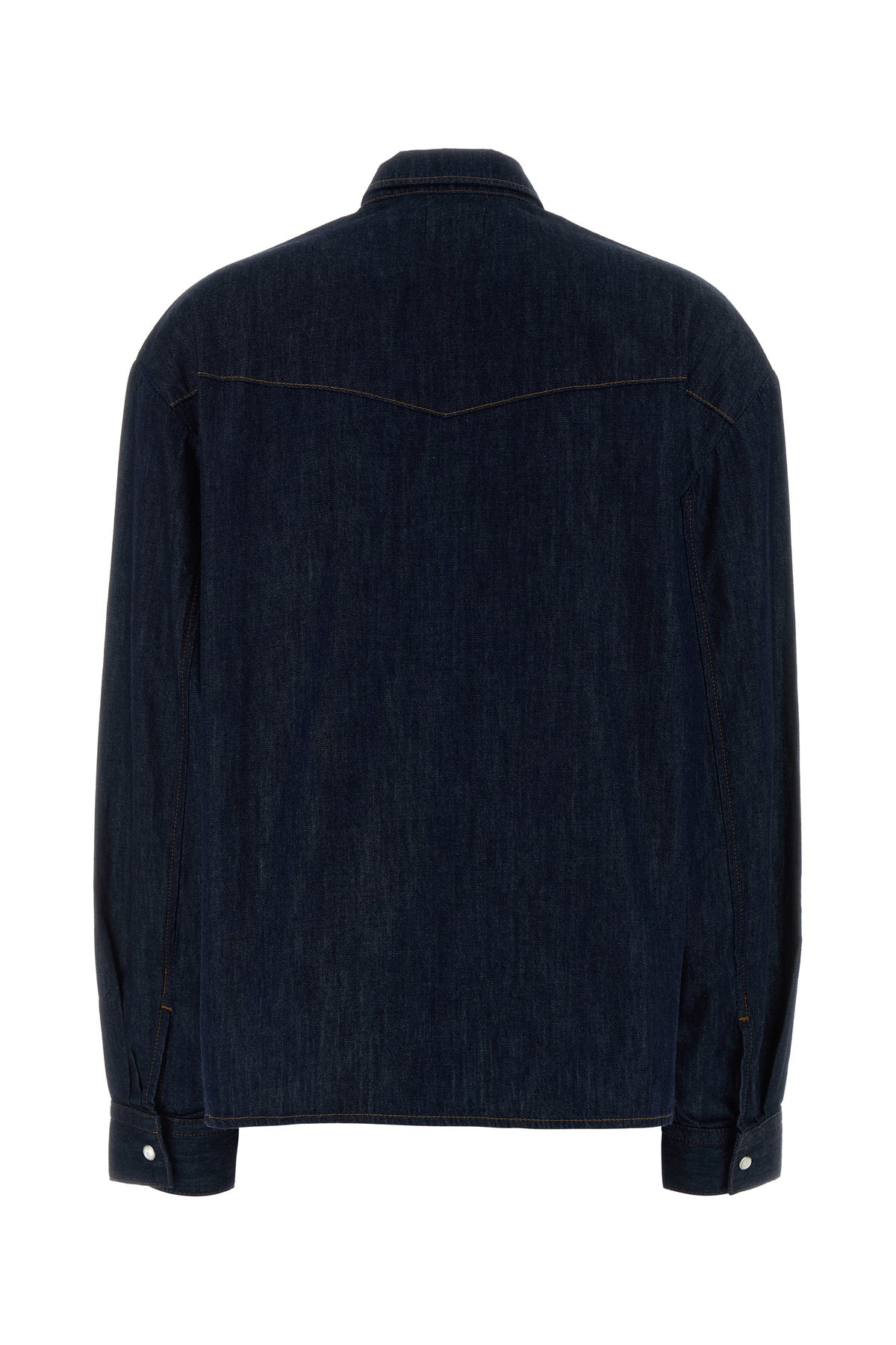 KHAITE Camicia Grenon in denim, view 2