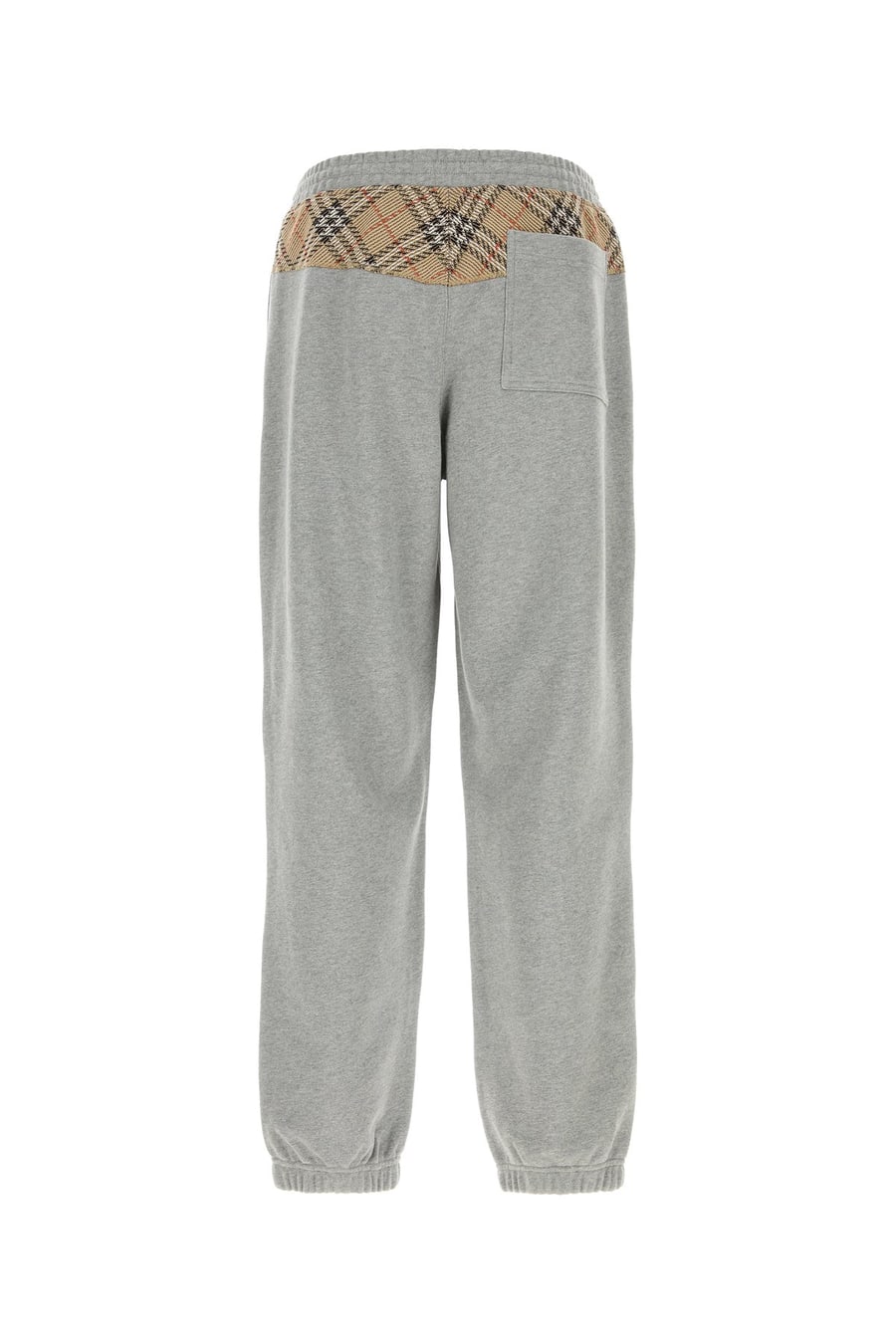 Burberry Pantalone jogging in cotone grigio, view 2