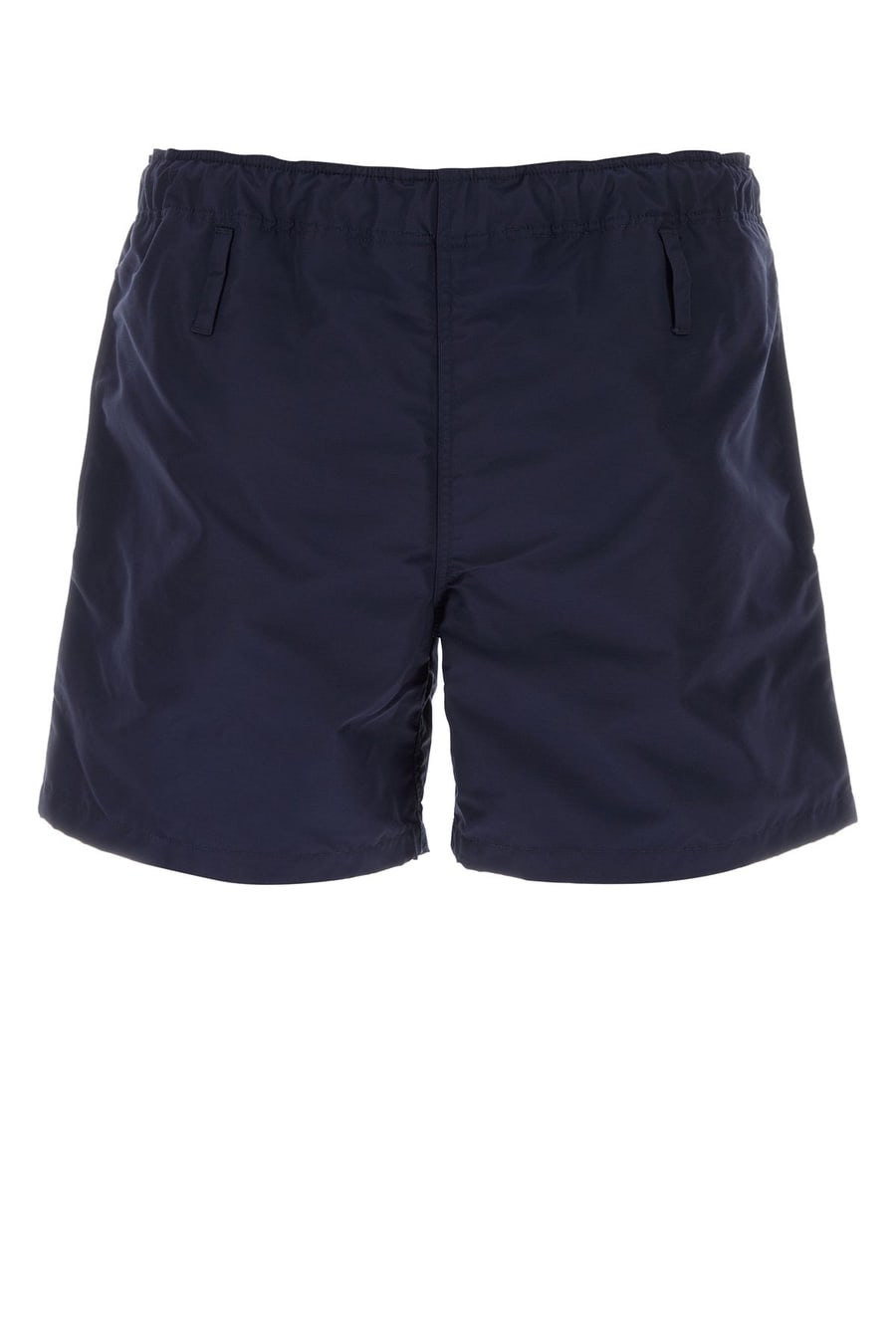 Prada Bermuda mare in nylon blu navy