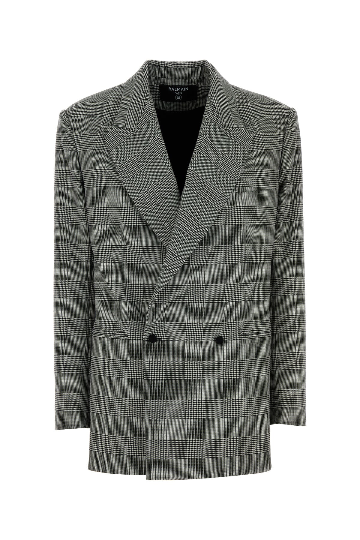 Balmain Giacca in misto lana ricamata