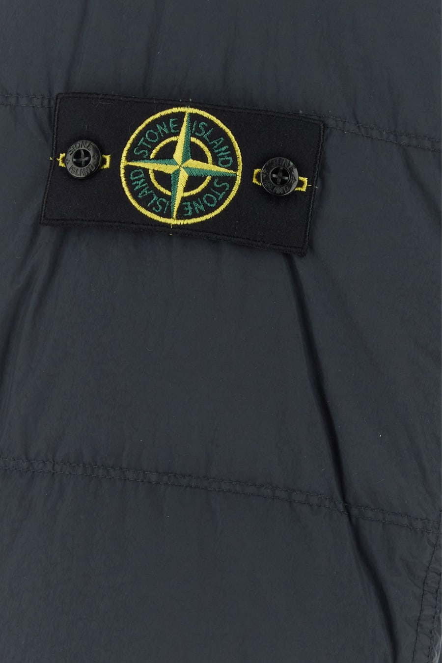 Stone Island Piumino in nylon blu navy, view 3