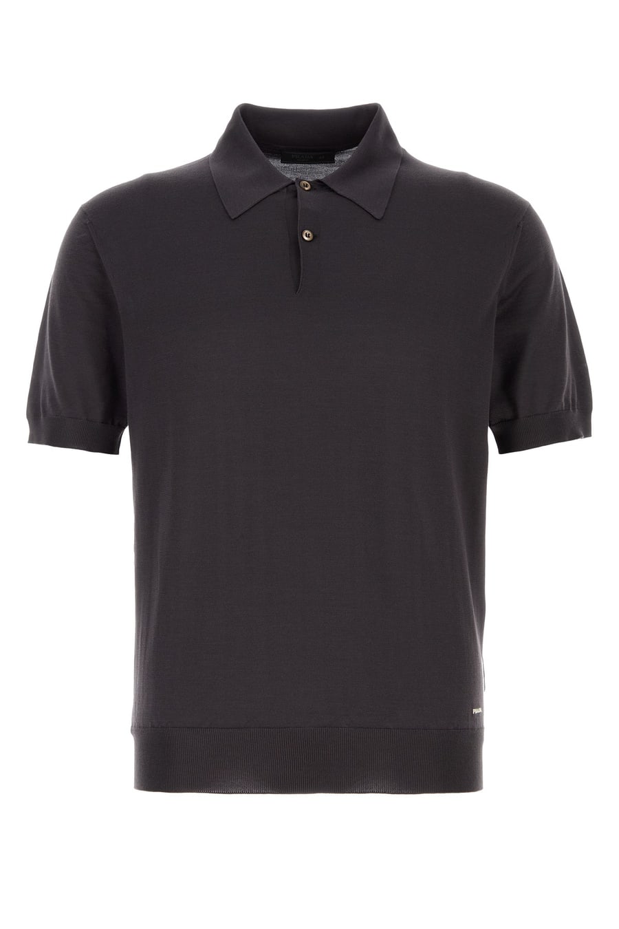 Prada Polo in seta testa di moro