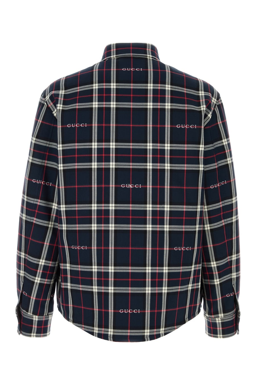 Gucci Camicia in cotone ricamato, view 2