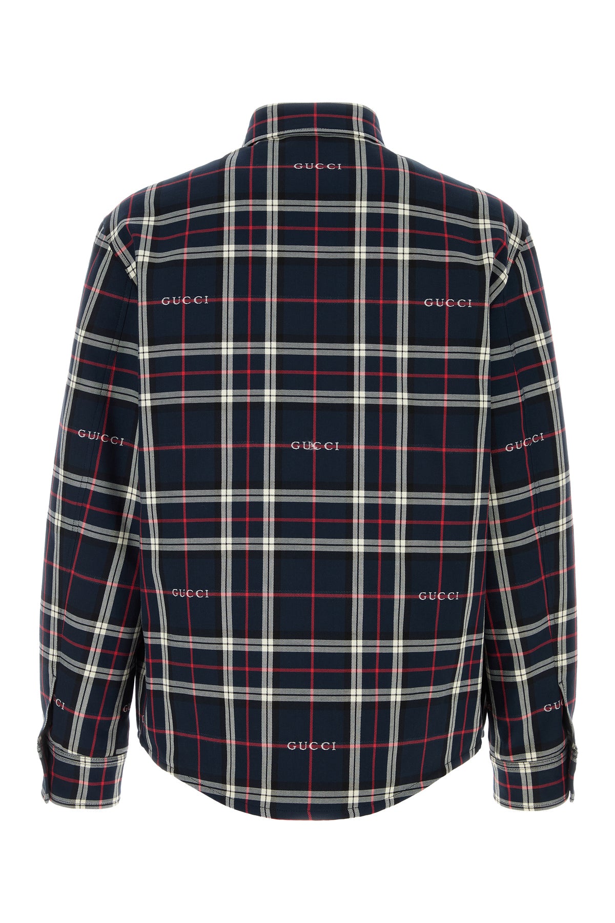 Gucci Camicia in cotone ricamato, view 2