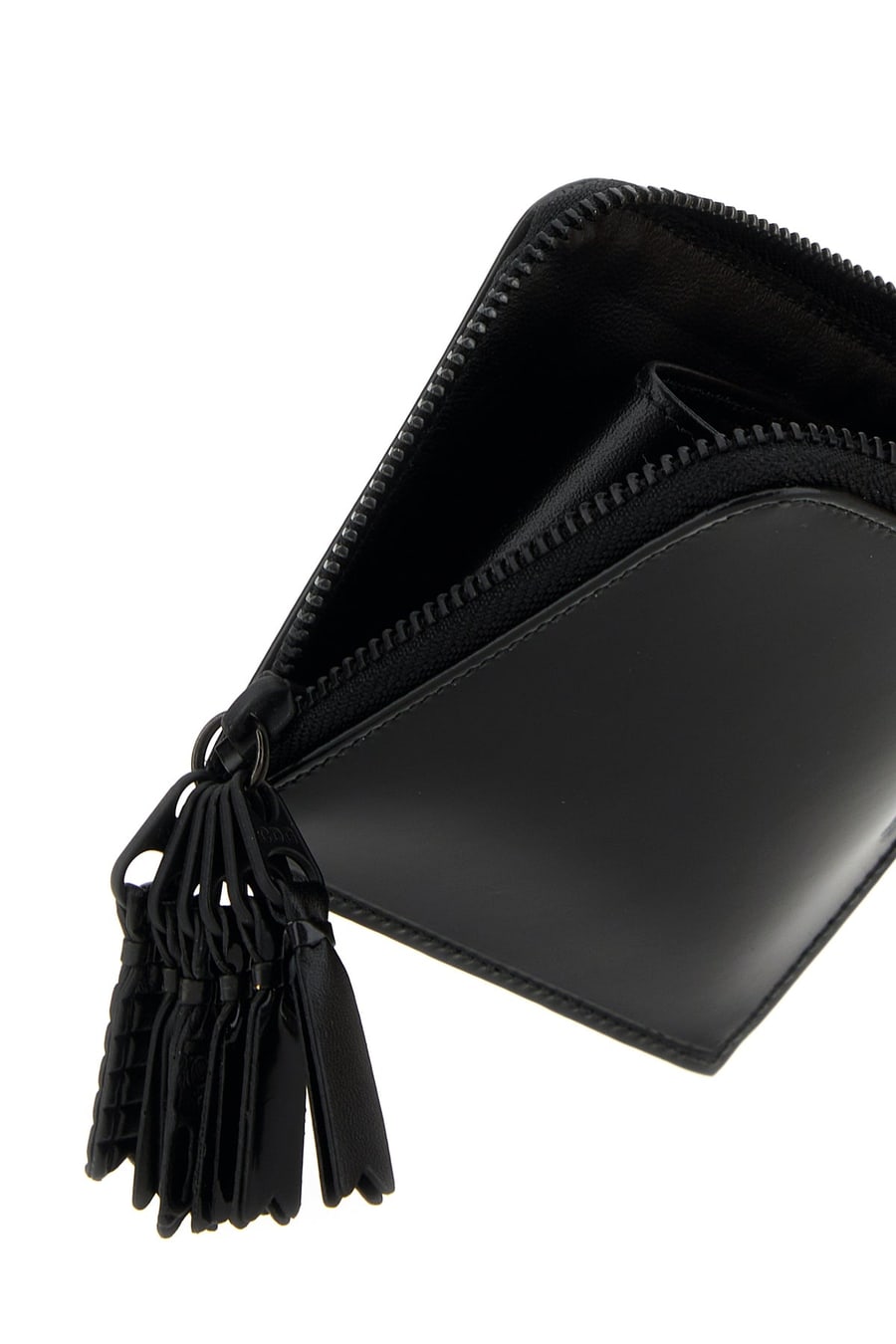 COMME DES GARCONS Portacarte in pelle nera, view 4
