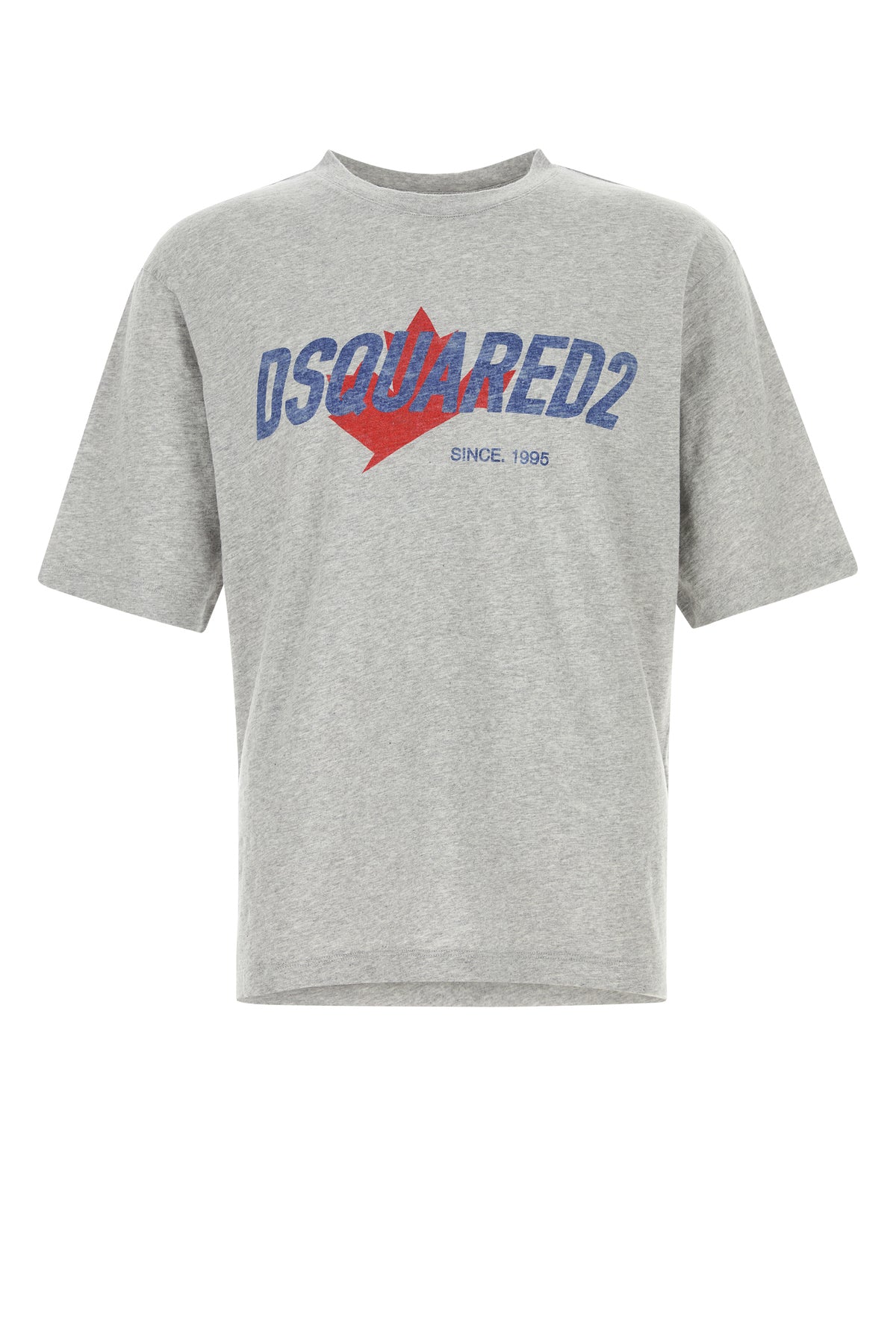 Dsquared2 T-shirt in misto cotone grigio
