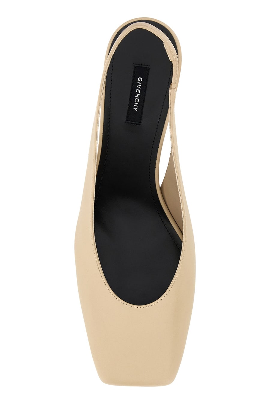 Givenchy Scarpe con tacco Tape in pelle beige, view 4