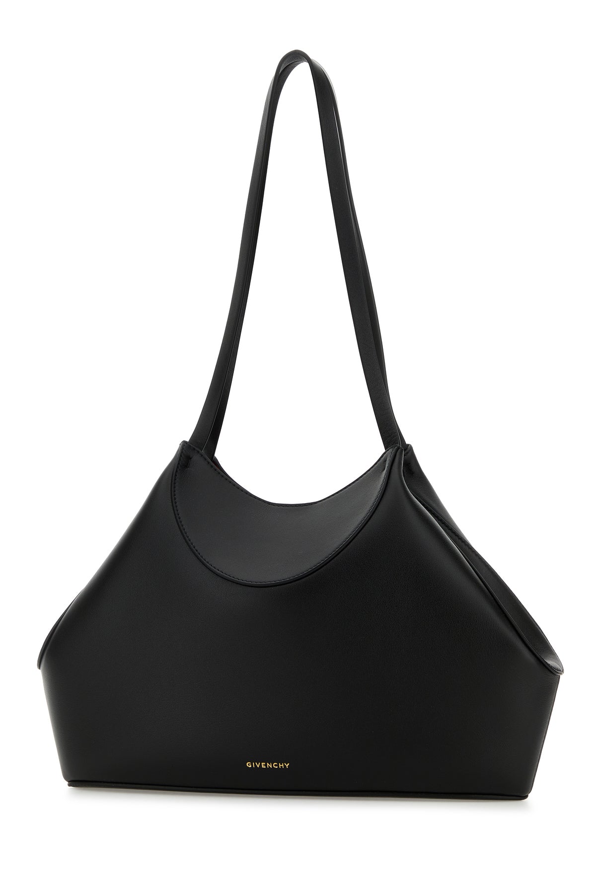 Givenchy Borsa a spalla Facet piccola in pelle nera, view 2