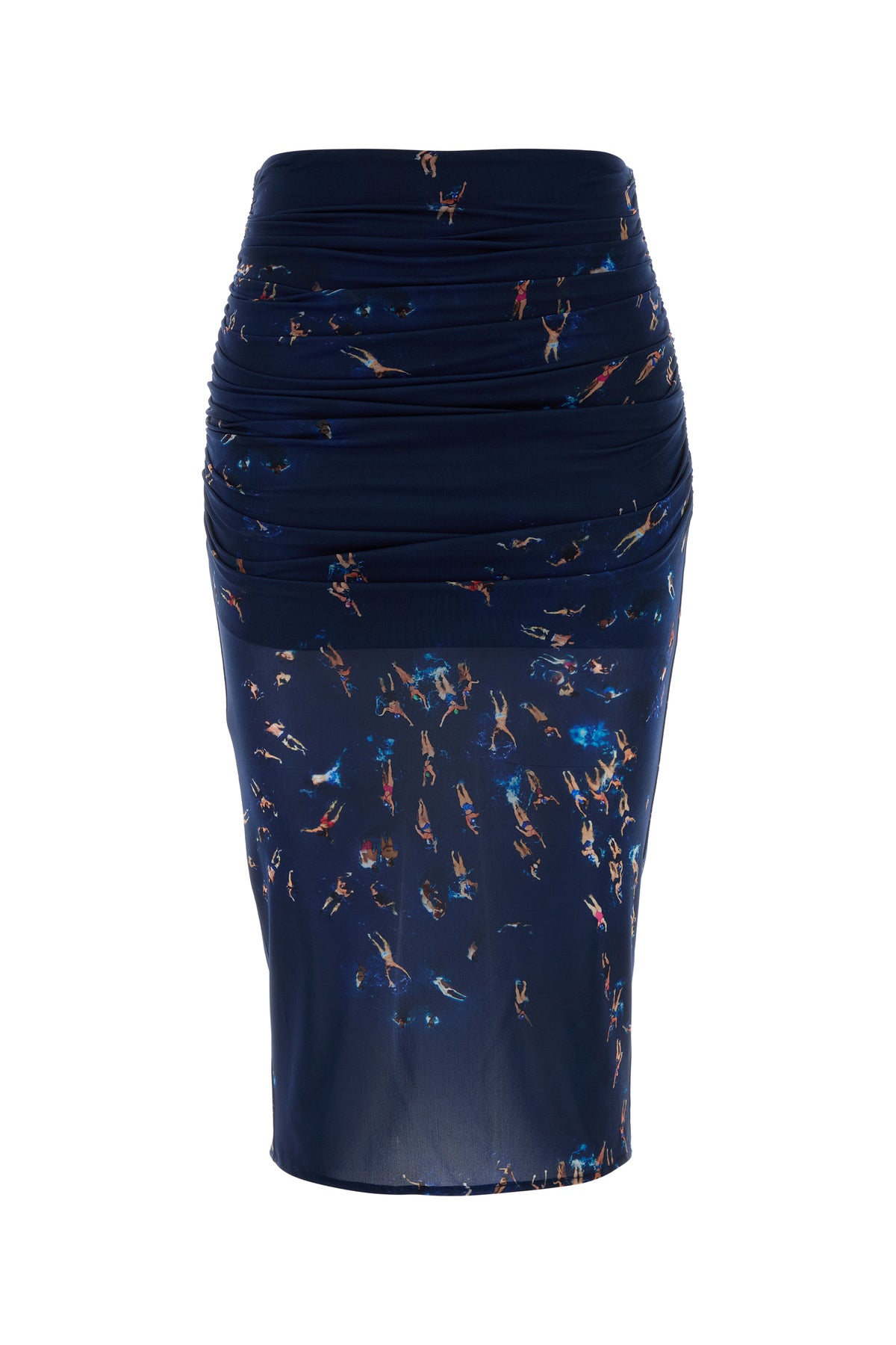 BLUMARINE Gonna in nylon stretch stampato