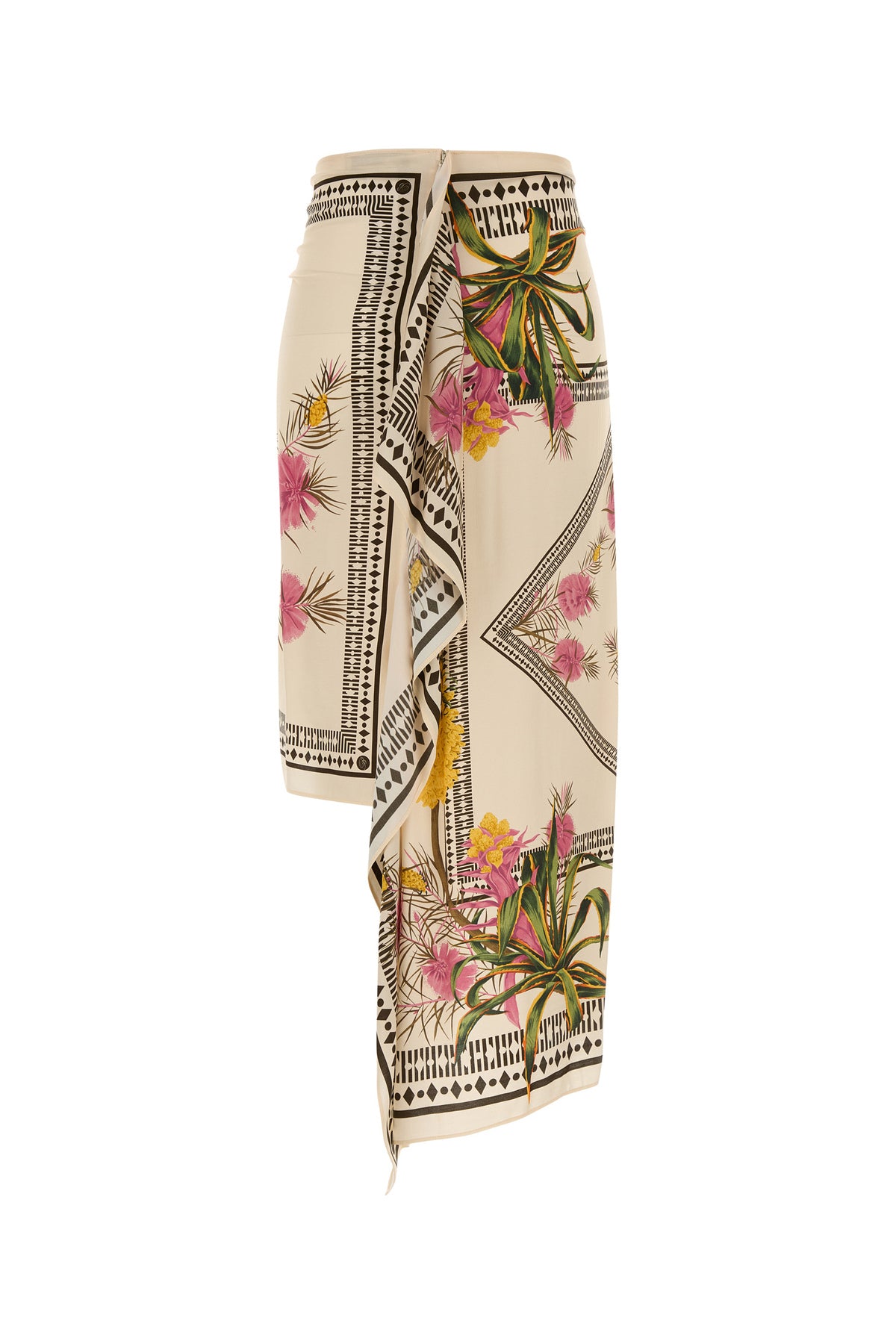 BLUMARINE Gonna in twill stampato, view 2