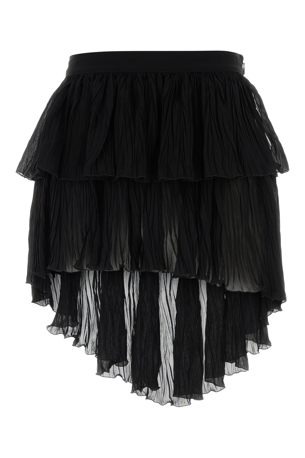 BLUMARINE Minigonna in crepe nero