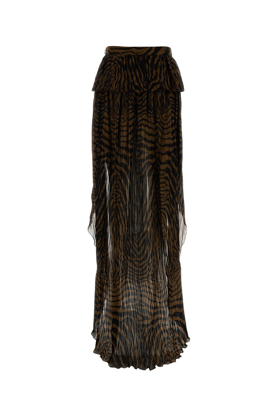 BLUMARINE Gonna in crepe stampato, view 2