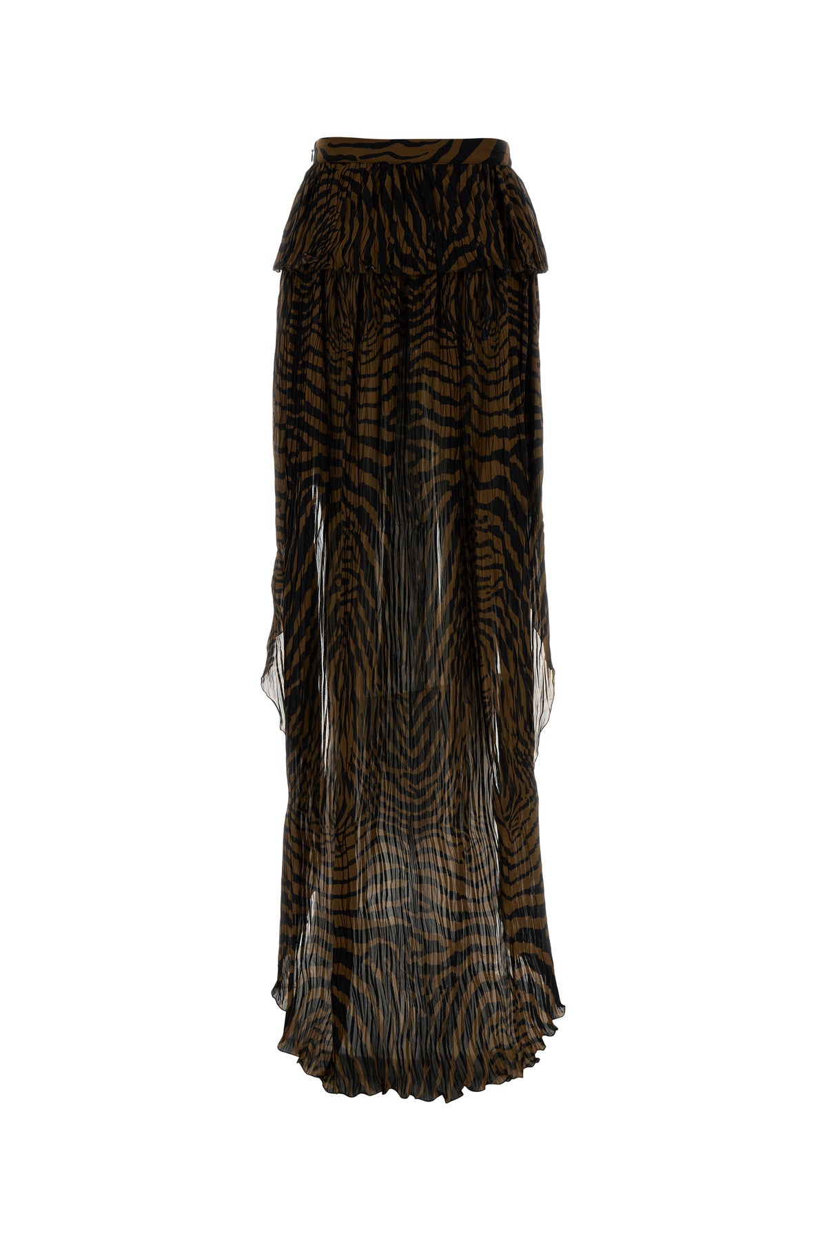 BLUMARINE Gonna in crepe stampato, view 2