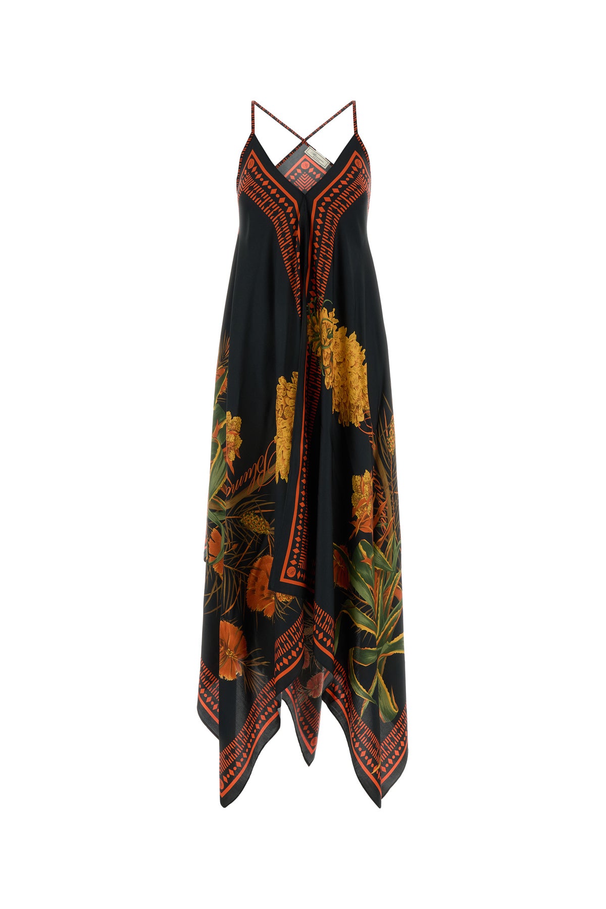 BLUMARINE Abito in twill stampato
