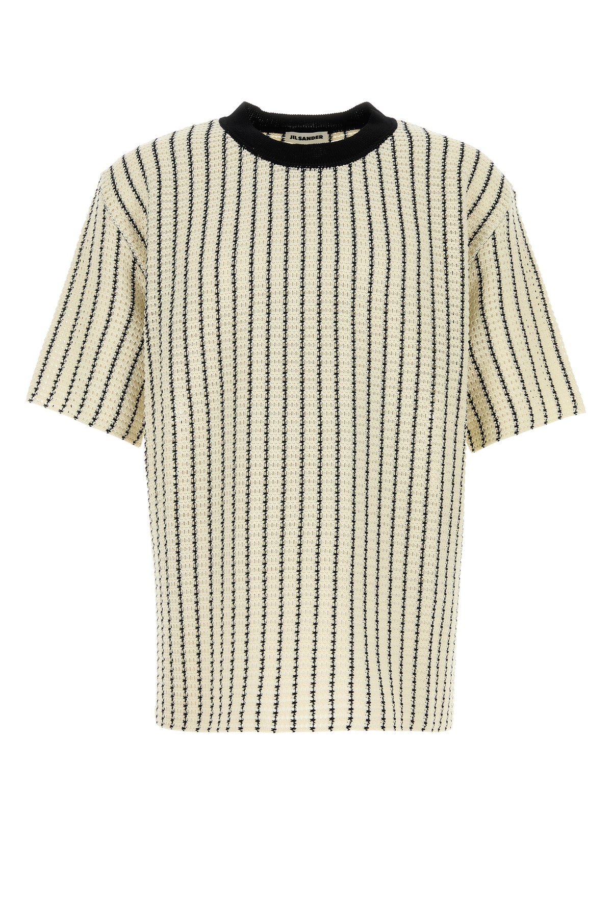 Jil Sander T-shirt in crochet ricamato