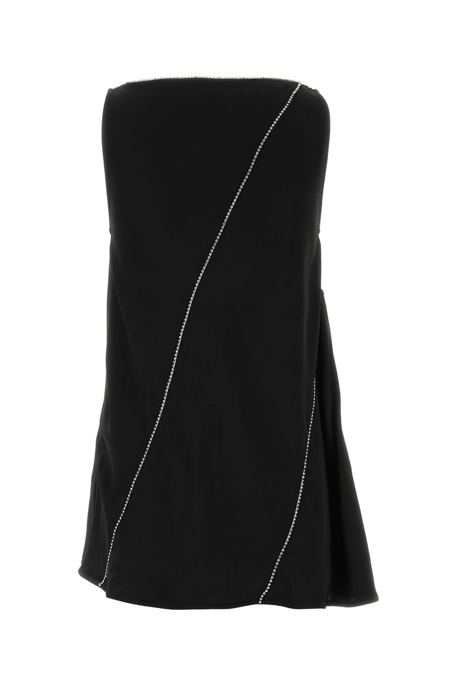 Jil Sander Top in viscosa nera, view 2