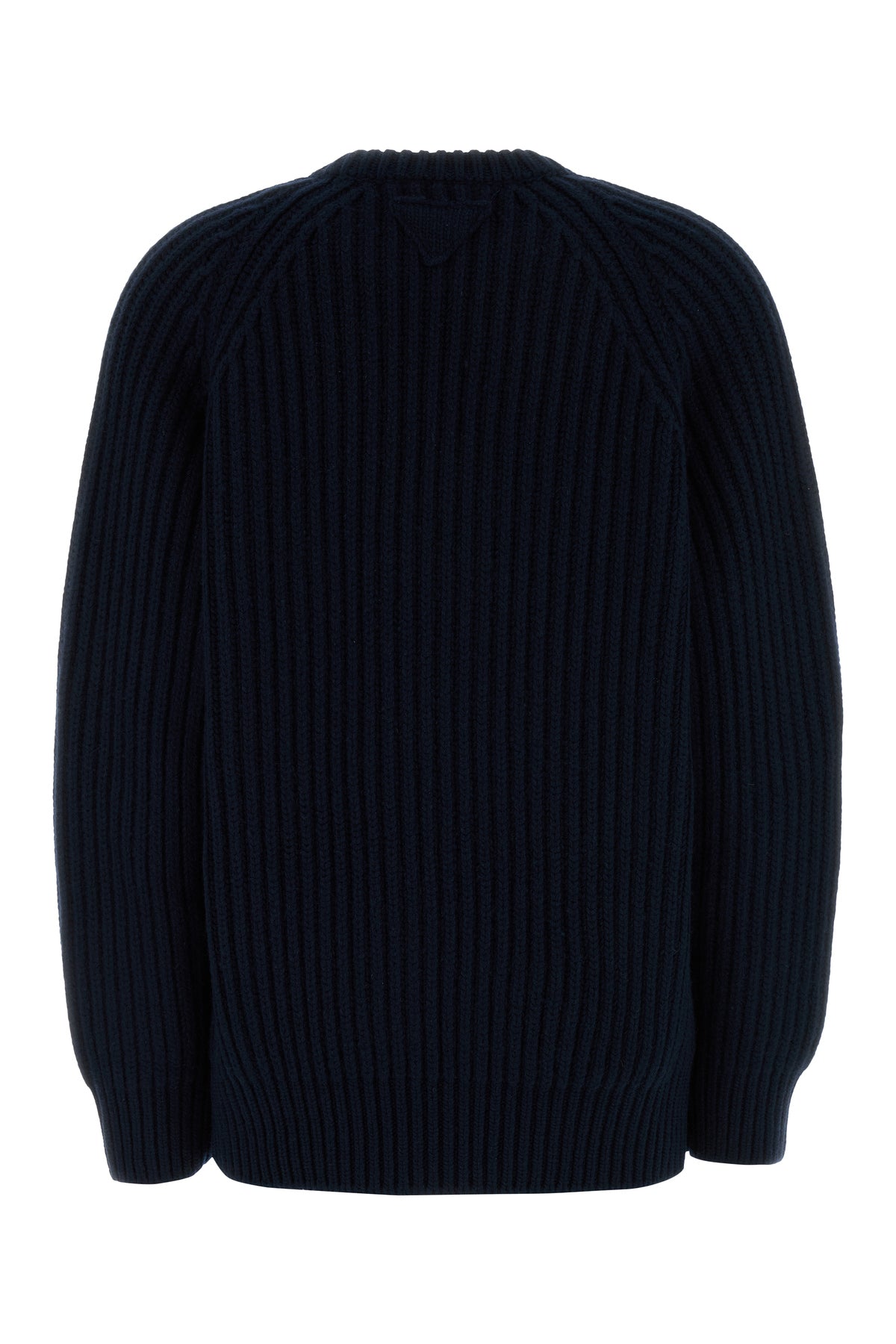 Prada Maglione in misto lana blu scuro, view 2