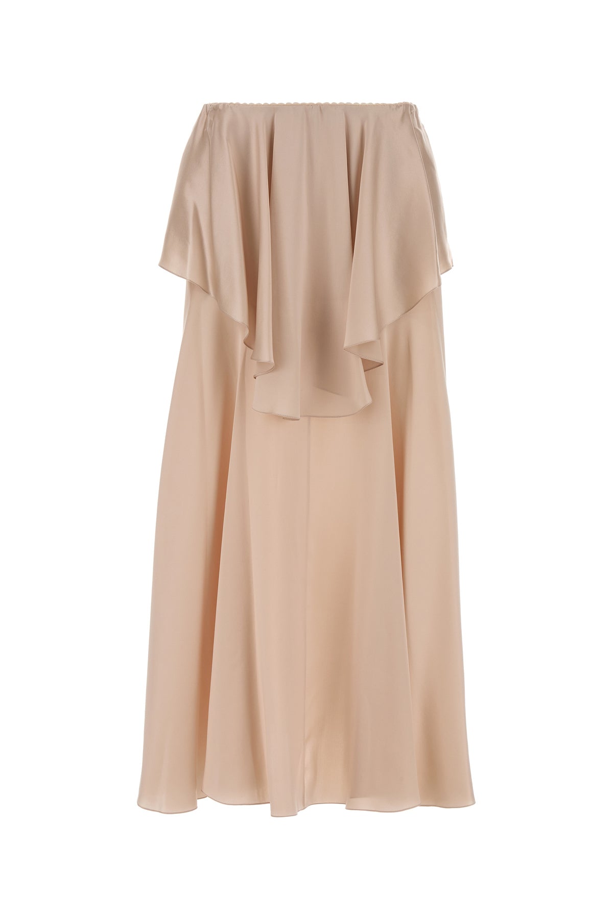Chloé Gonna in raso rosa pastello