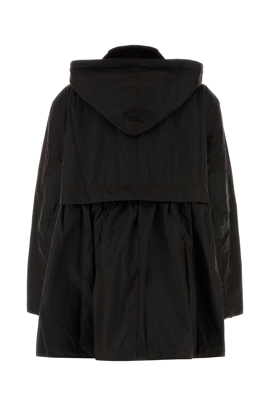 BARBOUR X GANNI Giubbino Barbour x Ganni in cotone testa di moro, view 2