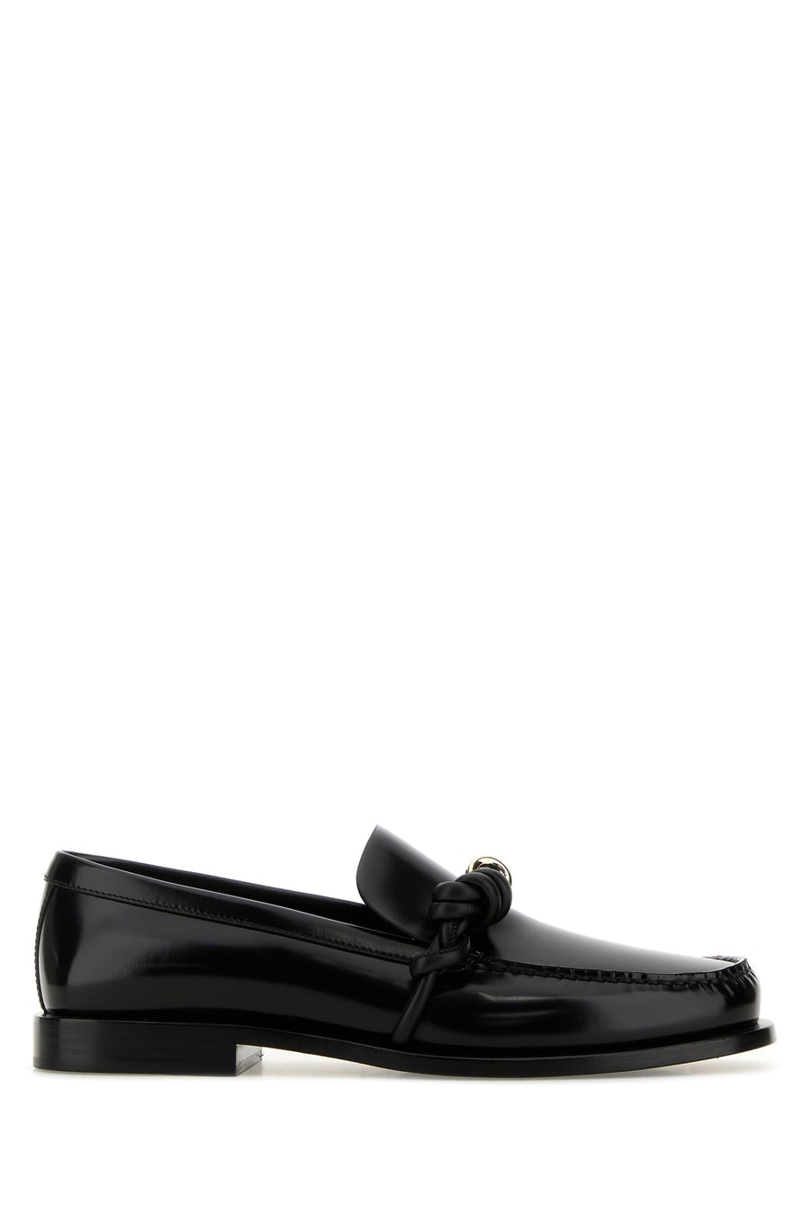 Jil Sander Mocassini Tangle in pelle nera