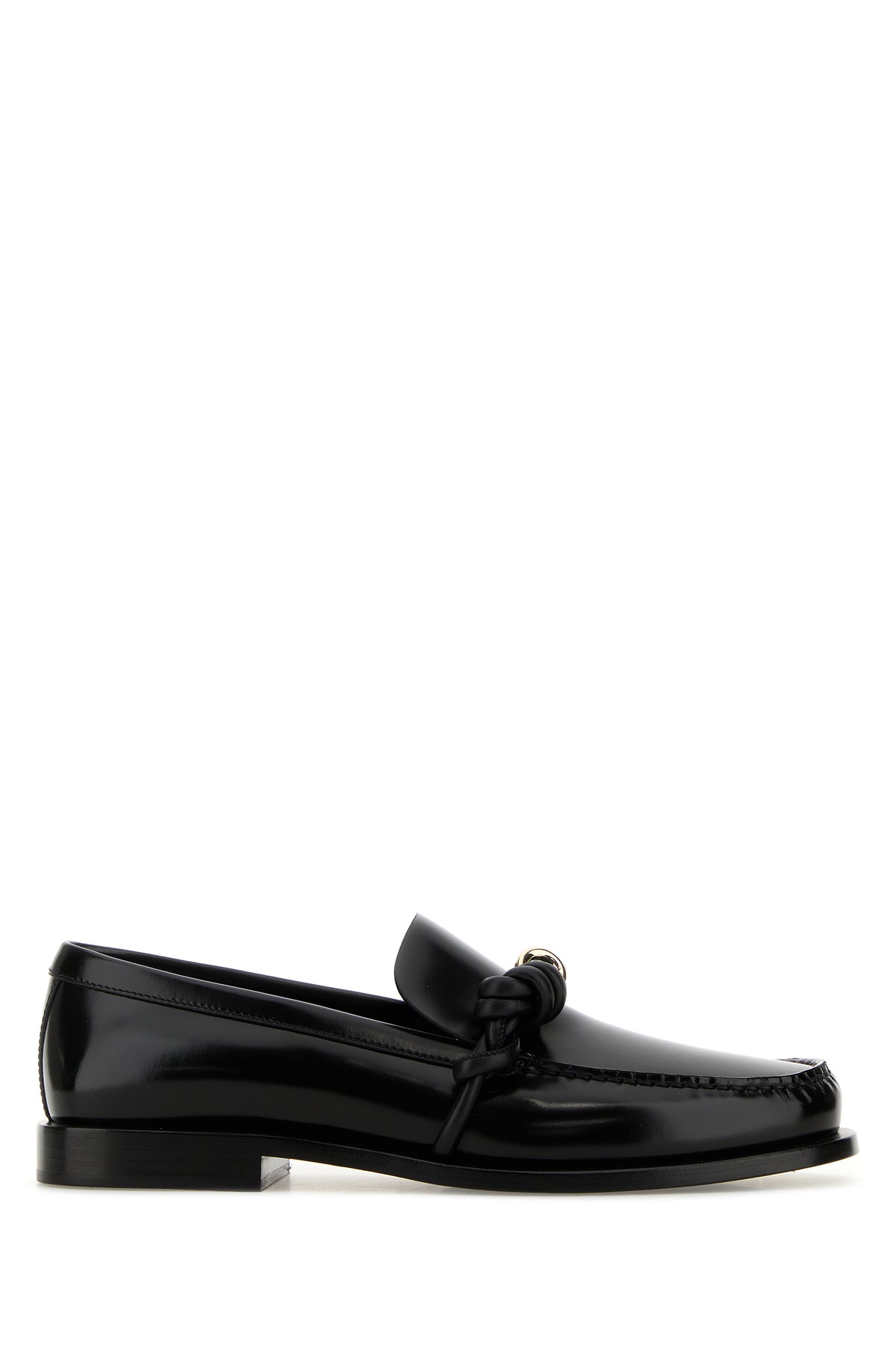 Jil Sander Mocassini Tangle in pelle nera