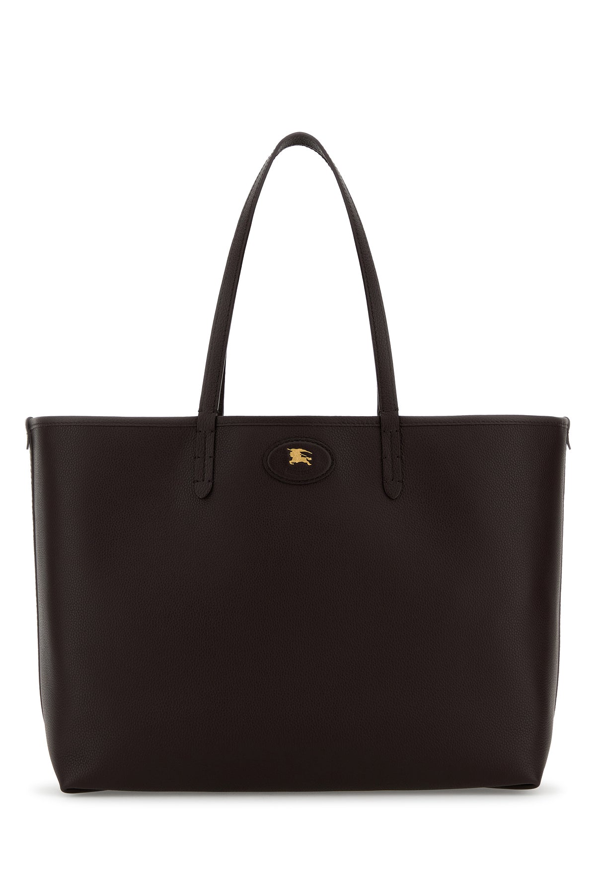 Burberry Borsa shopping reversibile in pelle testa di moro