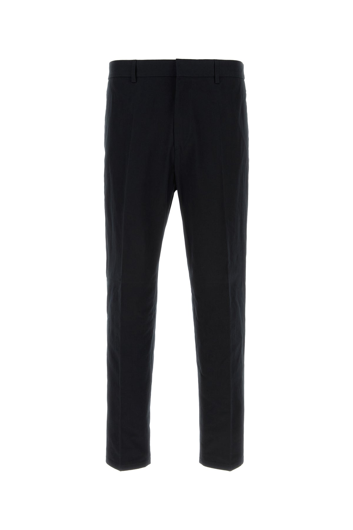Jil Sander Pantalone in cotone blu notte