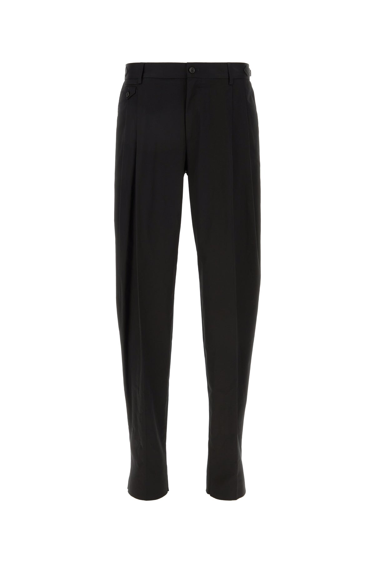 Dolce & Gabbana Pantalone in gabardine stretch nero