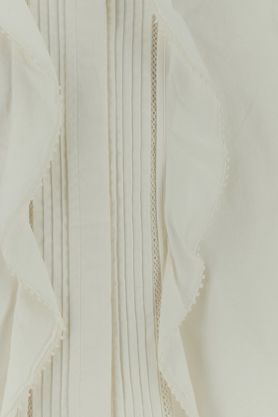 Isabel Marant Blusa Cubraly in cotone avorio, view 3