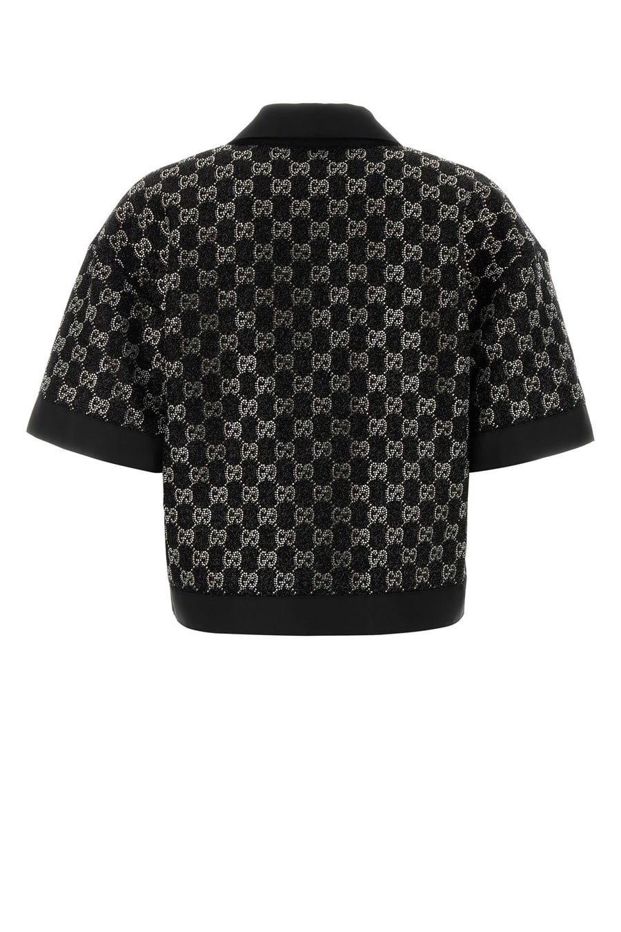 Gucci Polo in bouclè nero, view 2