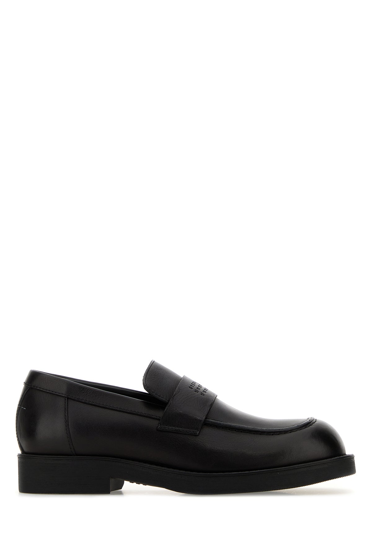 MM6 Maison Margiela Mocassini in pelle nera