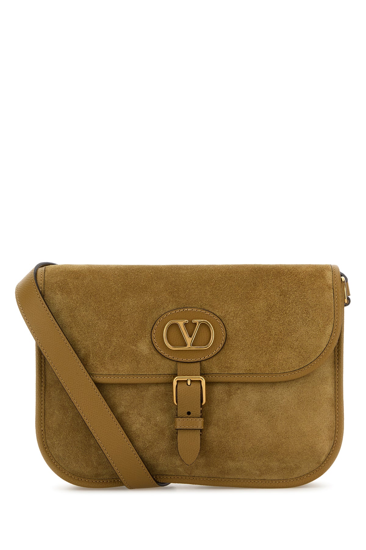 Valentino Garavani Borsa a tracolla Antibes in pelle scamosciata beige