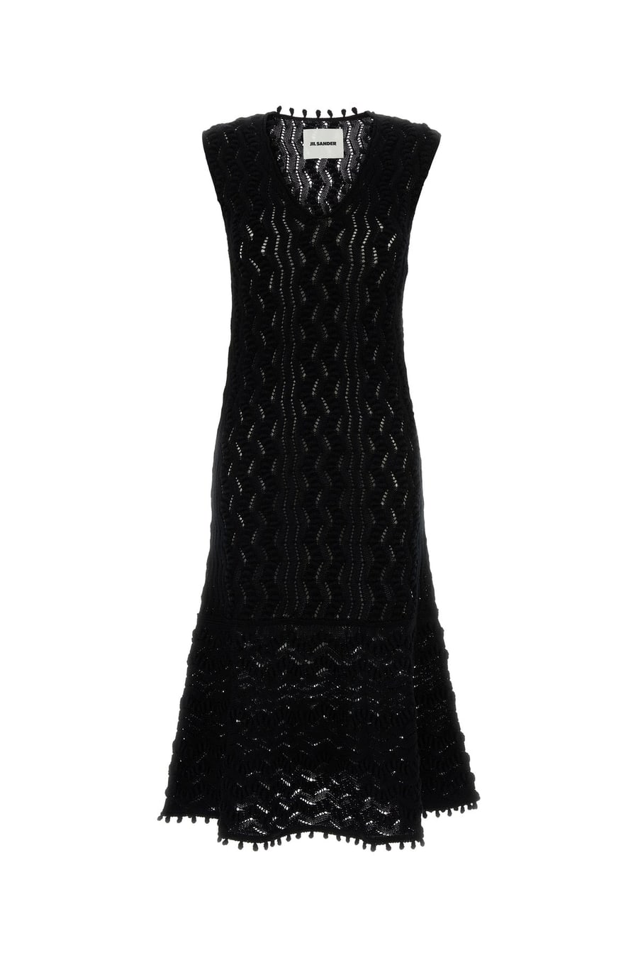 Jil Sander Abito in cotone nero