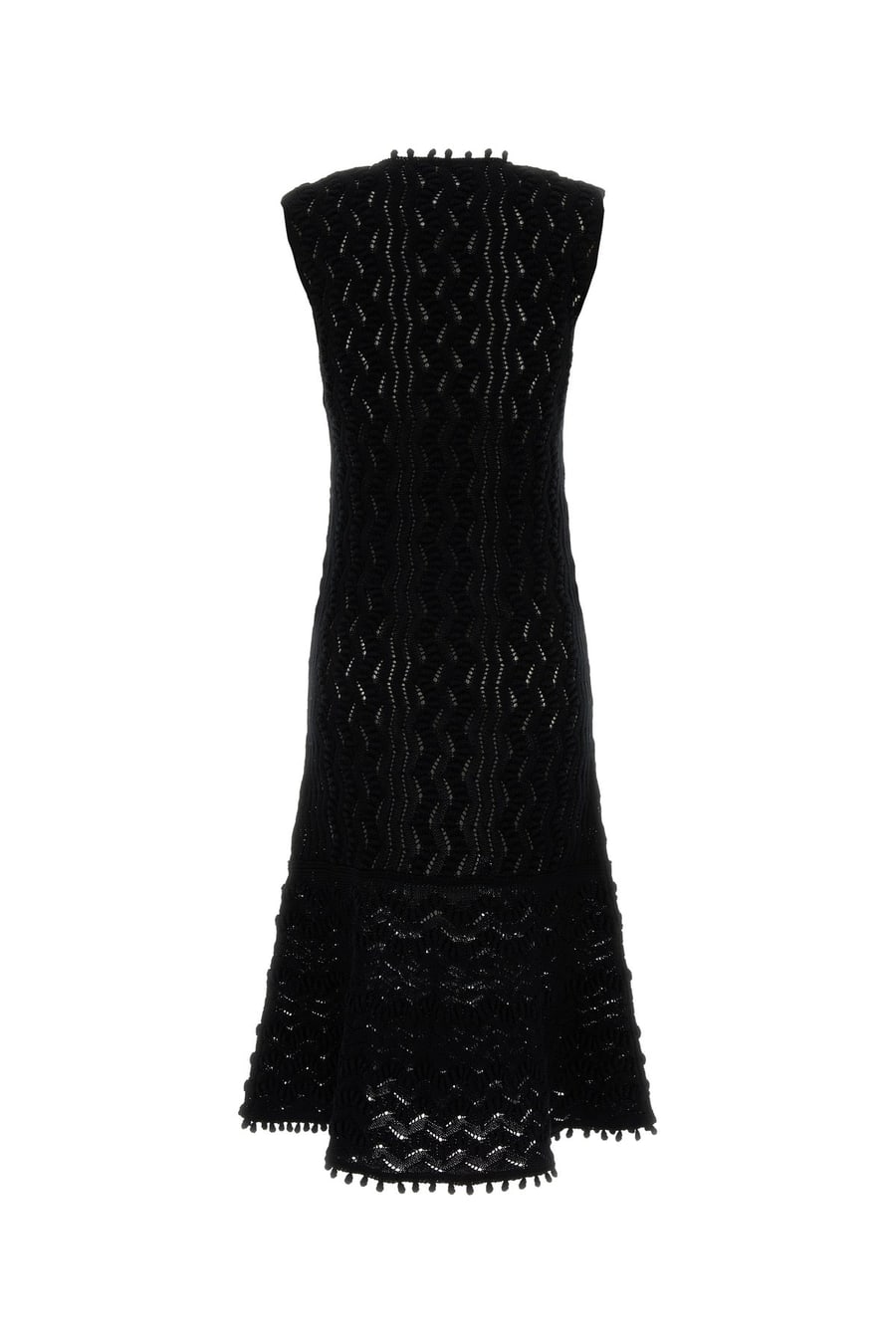 Jil Sander Abito in cotone nero, view 2