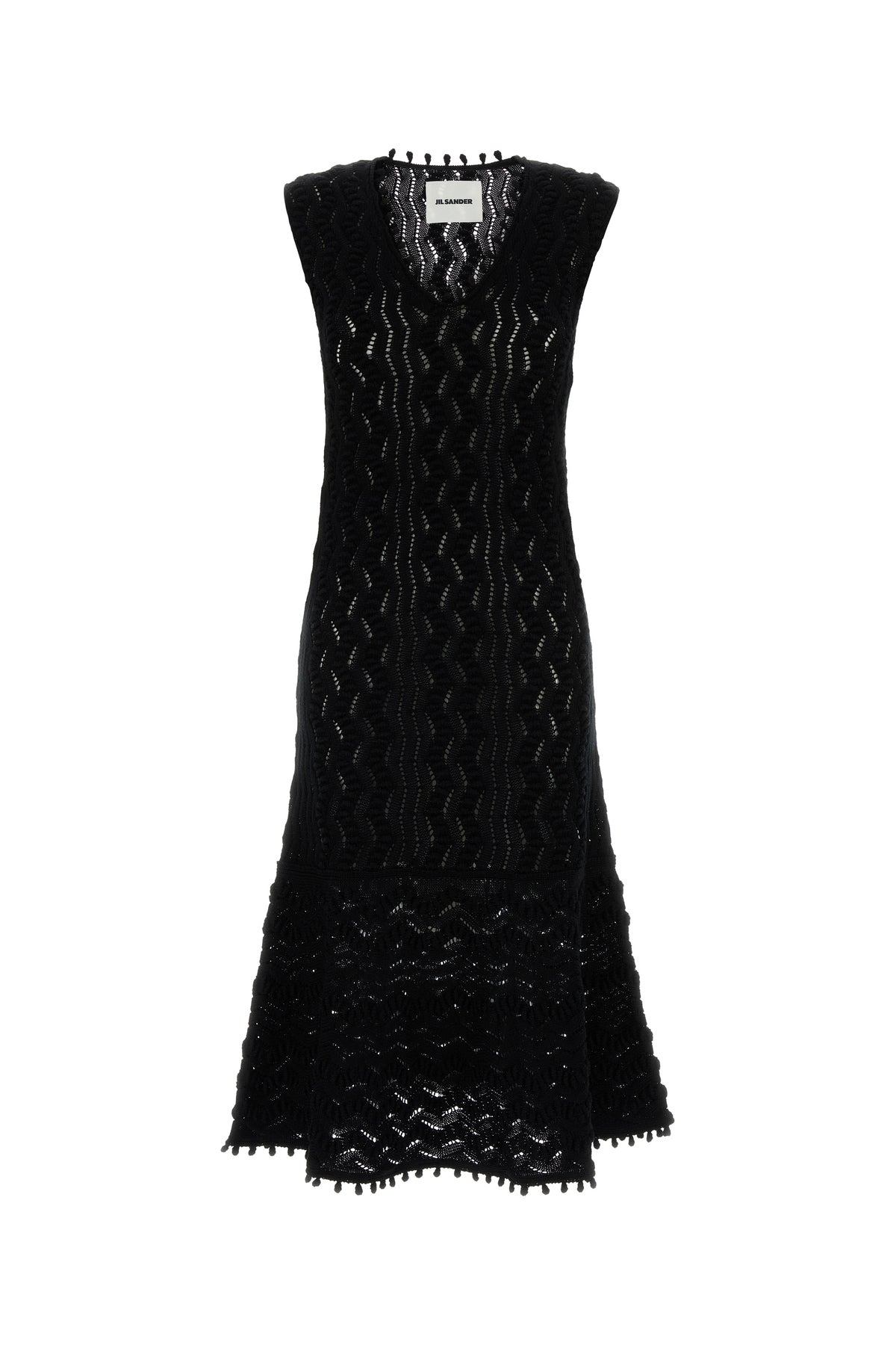 Jil Sander Abito in cotone nero