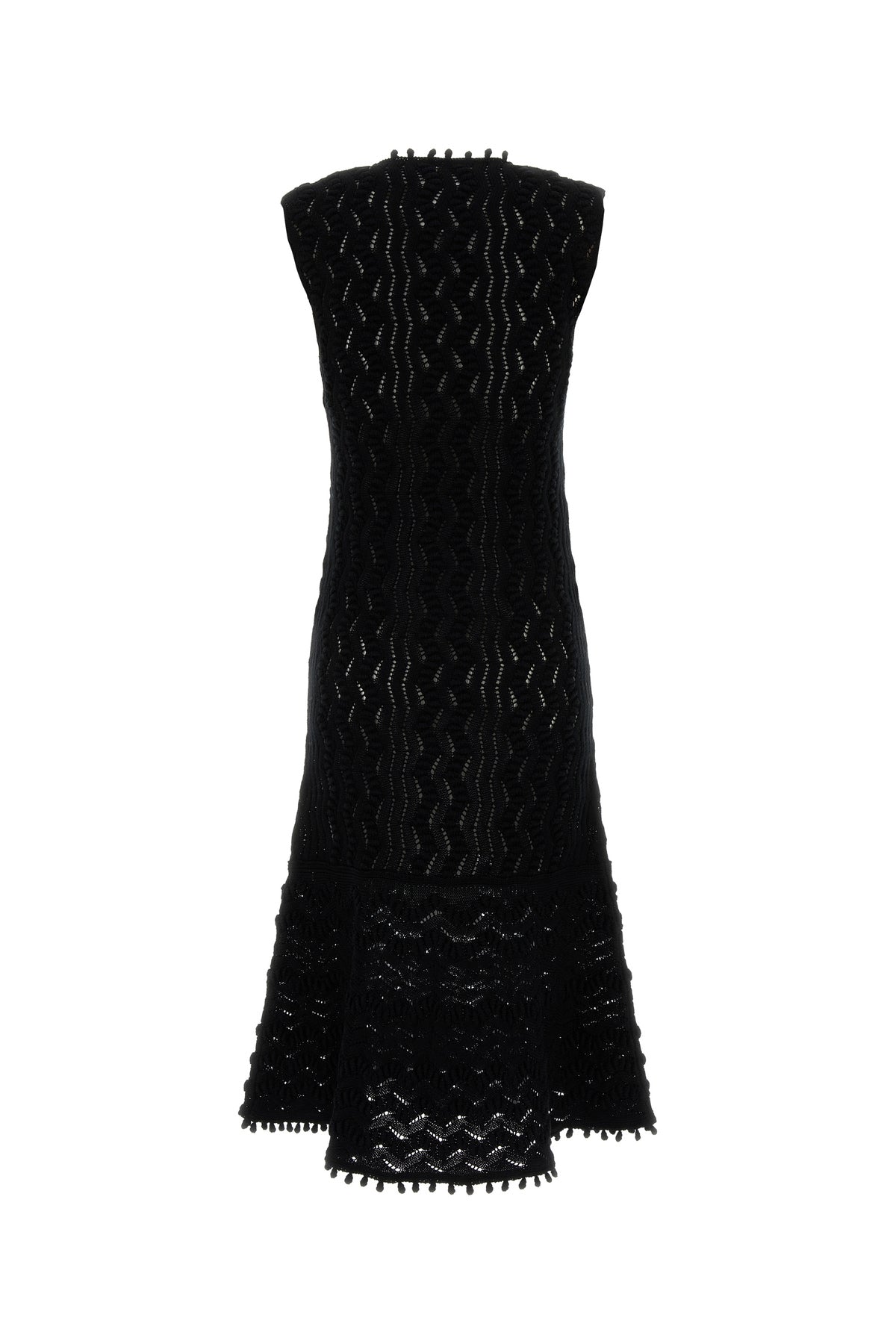Jil Sander Abito in cotone nero, view 2