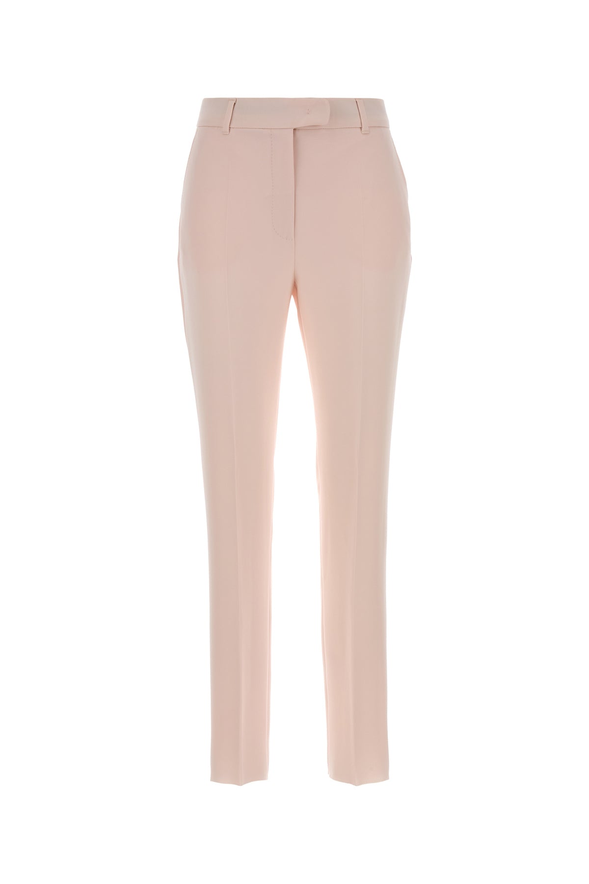 Max Mara Pantalone Jerta in crepe rosa pastello