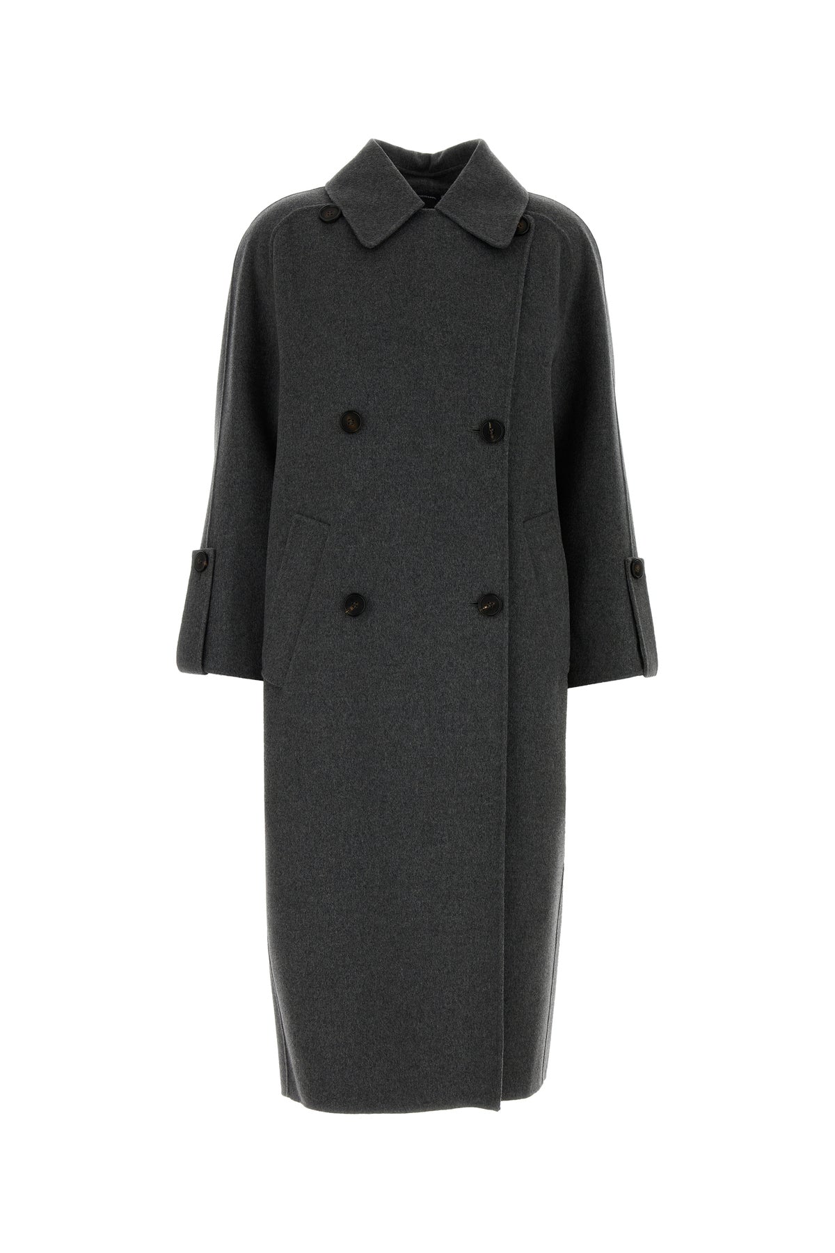 Max Mara Cappotto Alice in lana grigio scuro