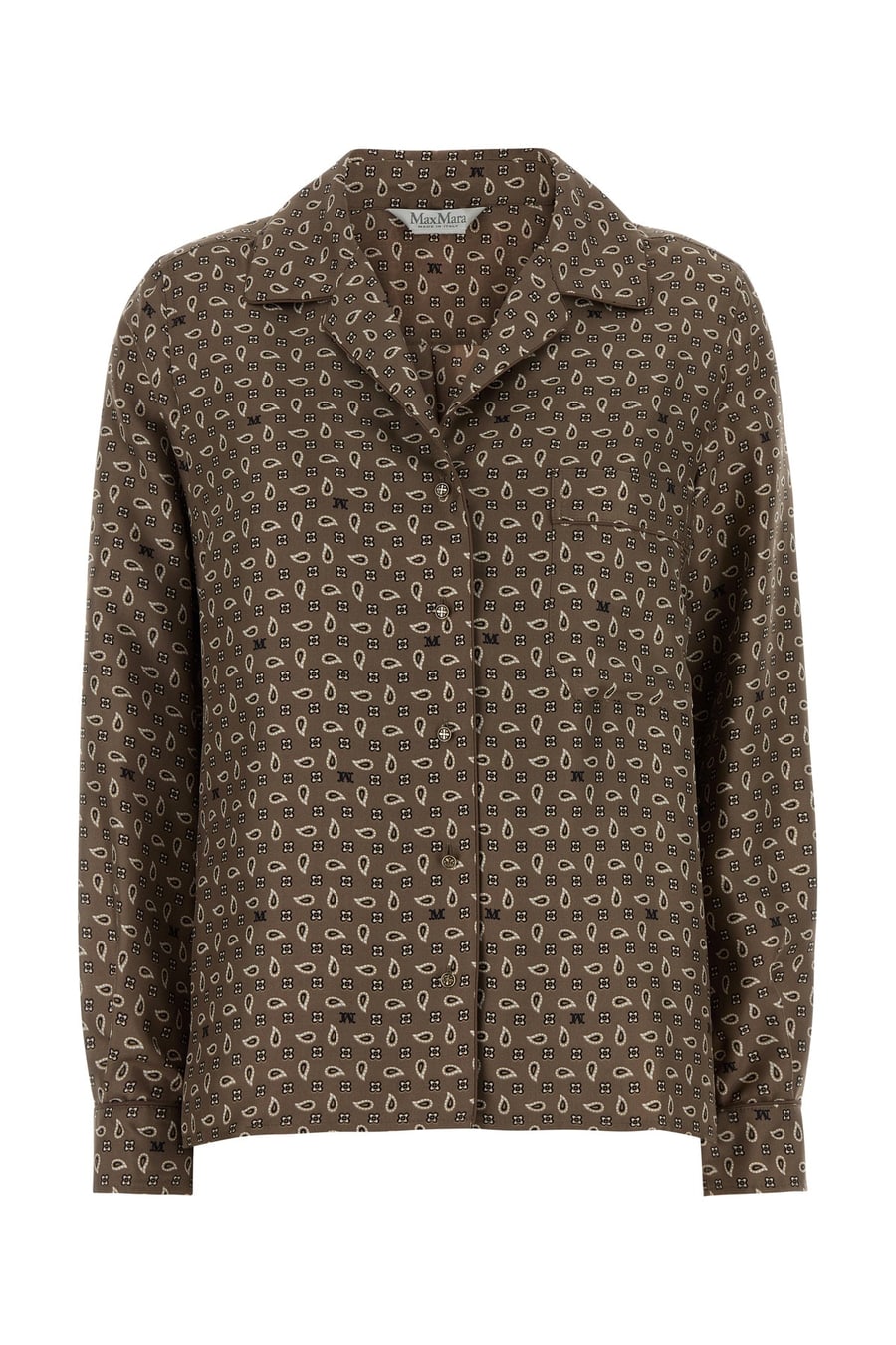 Max Mara Camicia Disco in seta stampata
