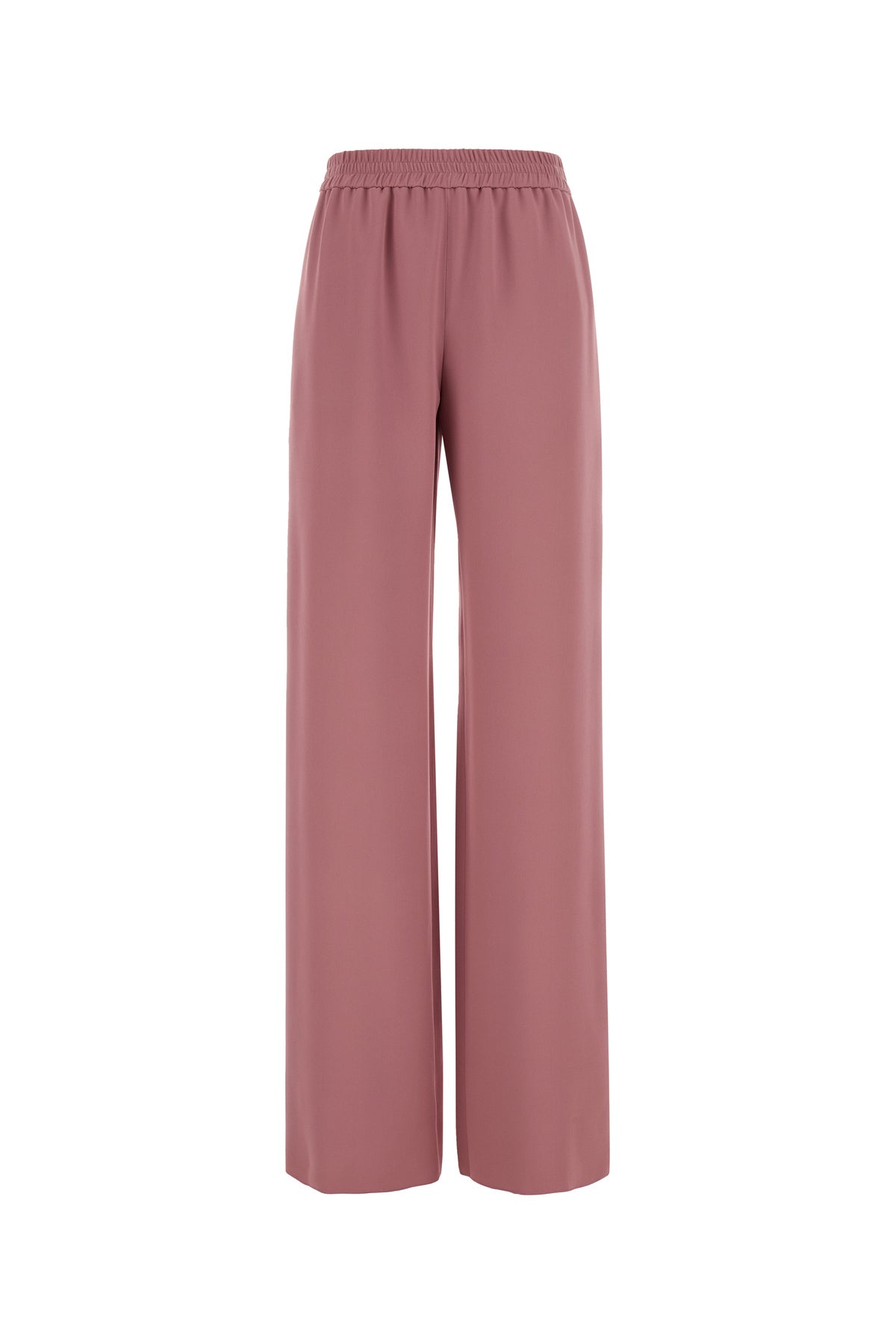 Valentino Garavani Pantalone dalla gamba ampia in seta rosa antico
