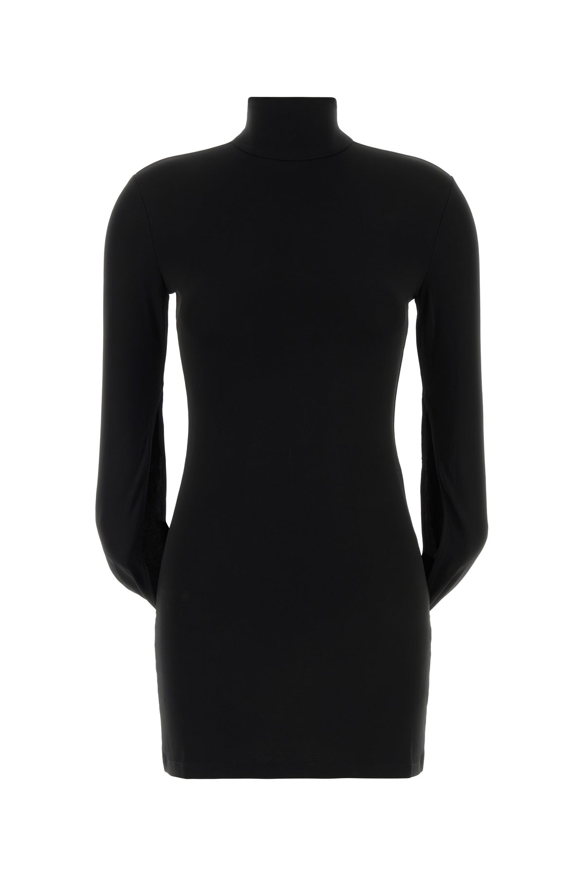 ALEXANDER WANG Mini abito in jersey stretch nero